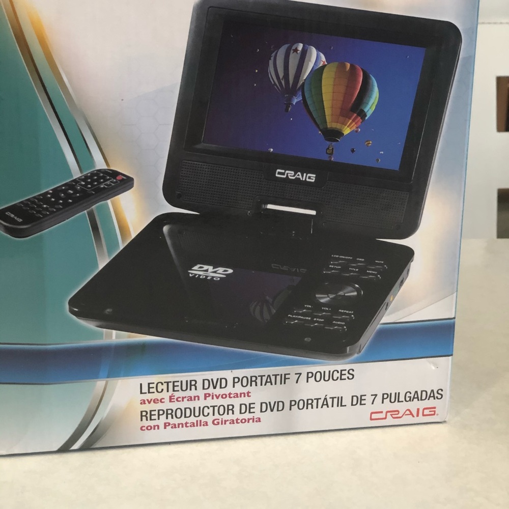 Portable DVD and CD player  by Graig